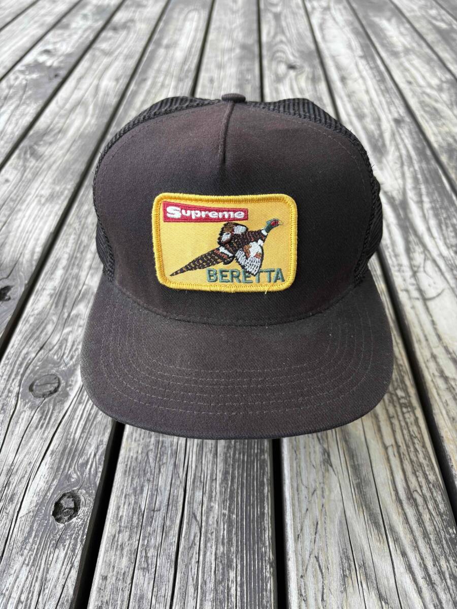 Supreme 'Denim Metal Plate 5 Panel Cap'キャップ デニム