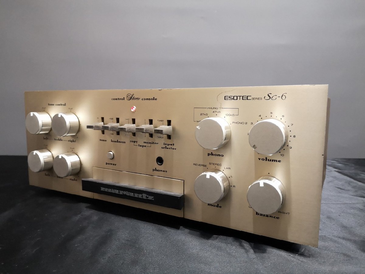 専用 整備品 MARANTZ マランツ SC-6 コントロールアンプ