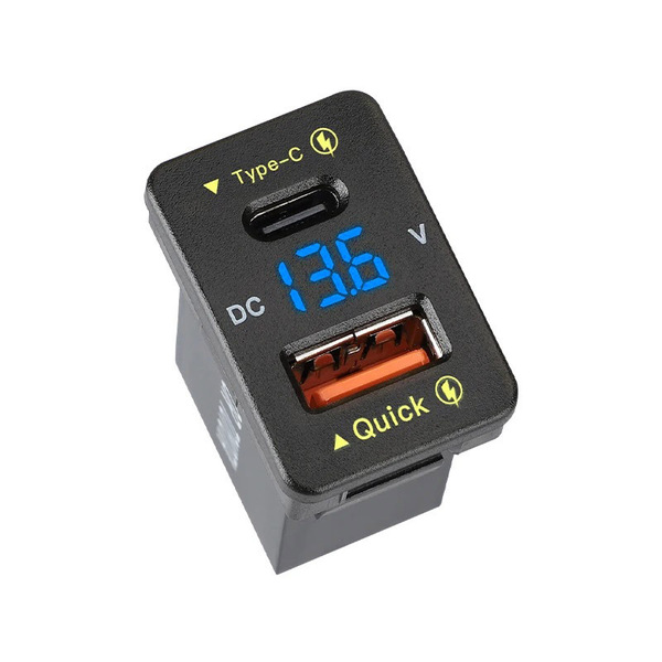 トヨタ Aタイプ シエンタ NCP81G H18/5-H27/6 USBポート 3.0A スイッチホール カバー 2ポート 充電 プリウス ZVW30 ハリアー ZSU60/65