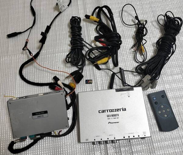 Pioneer Carrozzeria Digital TV Tuner GEX-909DTV with Interface BMW R.