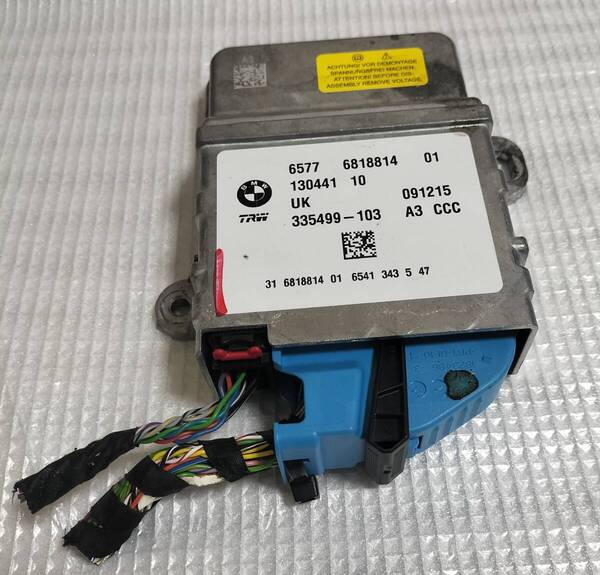 BMW Mini 2016 ICM Control Unit Air Bag Module ECU 6577 6818814