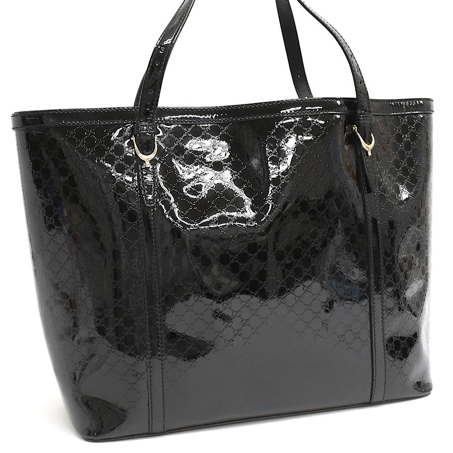 GUCCI グッチ バッグ マイクログッチシマトートバッグ ブラック
