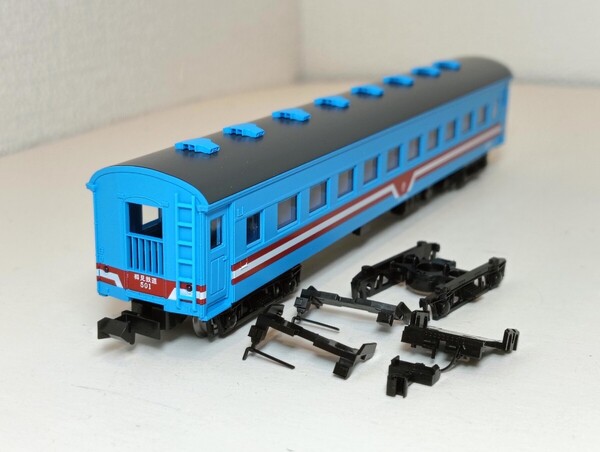 トミックス TOMIX オハフ501パーツ付き /98585 樽見鉄道 客車列車(TDE10 3・オハフ500形・樽見鉄道色)セットばらし