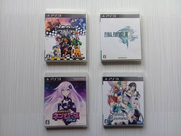 ps3 RPG系 4本セット シャイニングレゾナンス キングダムハーツ 超次元ゲイムネプテューヌ ファイナルファンタジー13