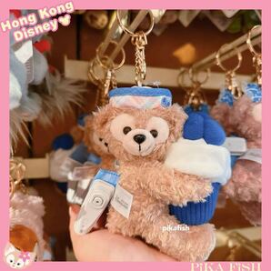 【最新☆正規品】ダッフィー 春 ぬいぐるみキーチェーン 香港ディズニー