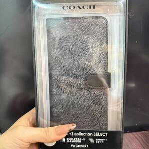 COACH Xperia 5 Ⅱスマホケース/ブラック ★正規品★a78