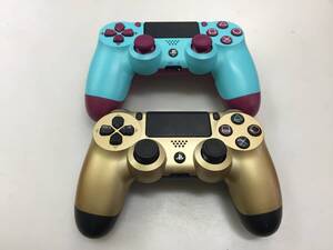 SONYソニー プレステ4 PS4 ワイヤレスコントローラー CUH-ZCT2J 2個 ジャンク7164