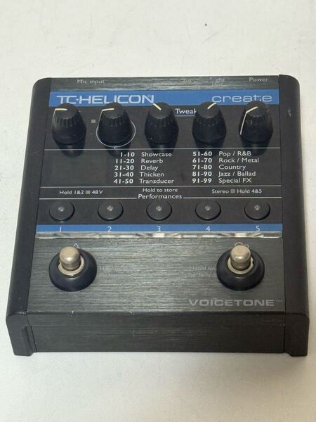 ヴォーカル エフェクター TC-Helicon Voicetone Crete
