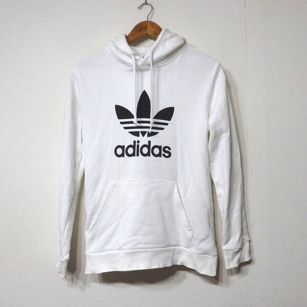 【送料無料】アディダススウェットパーカー/Mサイズ トレフォイルロゴ adidas フーディー