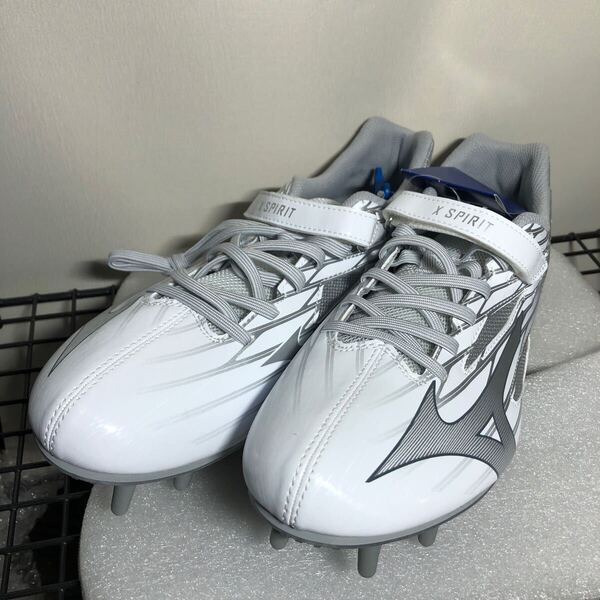 MIZUNO ミズノ 陸上スパイクシューズ エックススピリット27.0cm ホワイト×シルバー エントリーモデル