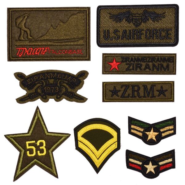 アイロン ワッペンアーミー 9枚セット アメリカン ARMY アイロン サンナミワッペン