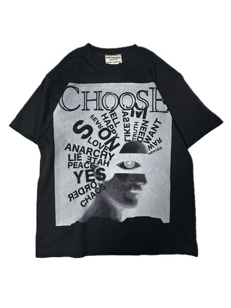 UNFINISHED CHOOSE Tシャツ25046セディショナリーズseditionaries undercover ブラック 半袖 Tシャツ カットソー トップス
