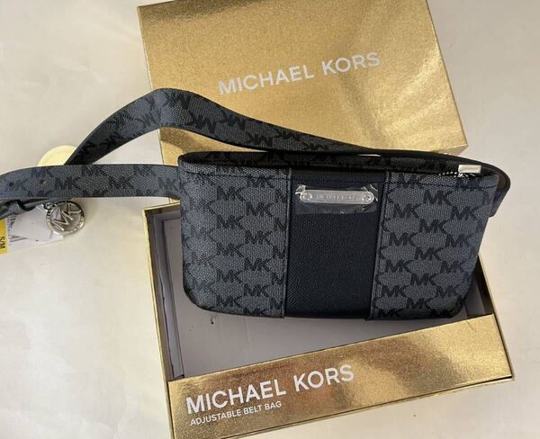 【送料無料】新品 MICHAEL KORS マイケル コース◆箱入り ウエストポーチ ワンショルダー ボディバッグ