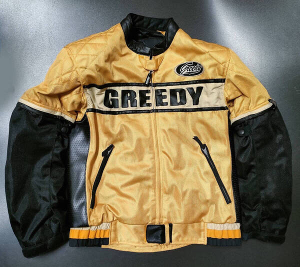 送料無料 美品 春対応 GREEDY 防水/防風インナー付メッシュジャケット グリーディー