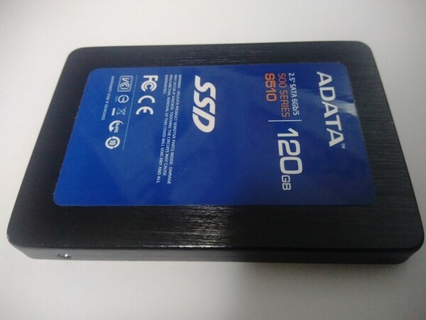 ■ SSD ■ 120GB (981時間) S510 (ADATA 威剛科技 台湾台北) 厚み有り 正常判定 送料無料