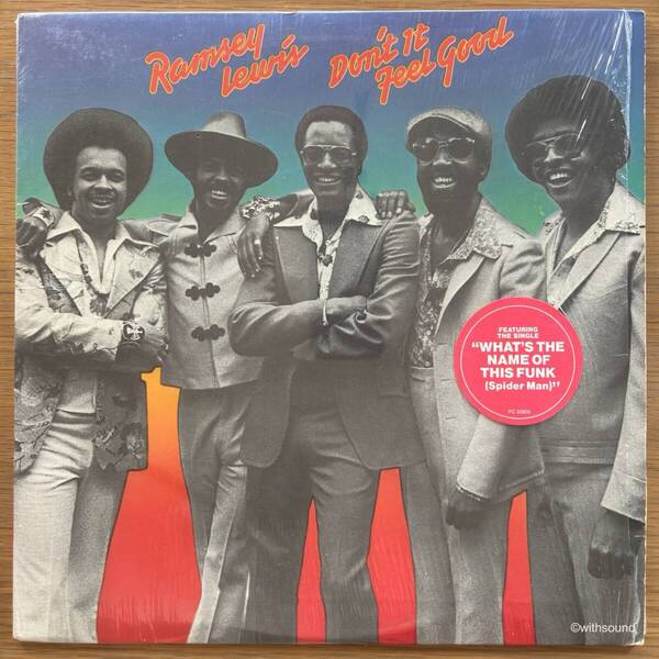 USオリジナル シュリンク付き RAMSEY LEWIS Don't It Feel Good US ORIG LP IN SHRINK CHARLES STEPNEY 1975 COLUMBIA PC 33800