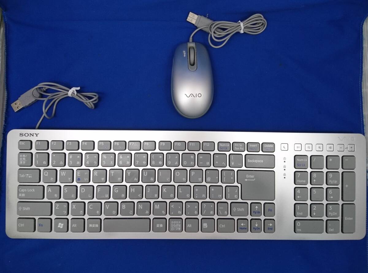 VAIO純正ワイヤレスキーボードとマウス＋専用USB付属 - メルカリ