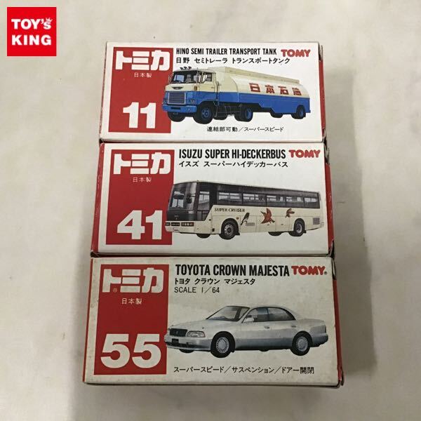 トミカ TOMY□38 いすゞ スーパーハイデッカーバス ならし
