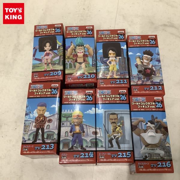 ★ワンピース ワーコレ vol.26 全8種 未開封品 Yahoo!オークション -「ワールドコレクタブルフィギュア vol.26