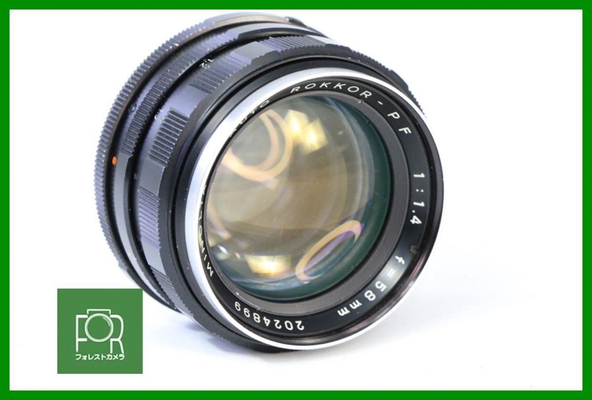 2025年最新】Yahoo!オークション -rokkor-pf 58mm f1.4の中古品 2025年最新】Yahoo!オークション -rokkor-pf 58mm f1.4の中古品