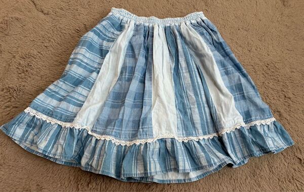 アクシーズファムキッズ スカッツ 150センチ サイズ3L ボトムス キッズジュニア 女の子女子 スカート ショートパンツ キュロットスカート