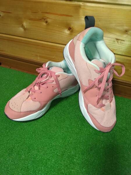 LACOSTE ラコステ メンズスニーカー 27㎝ ピンク 希少モデル 人気ブランド 美品