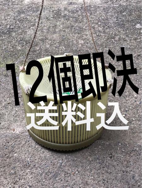 えびたつべ12個 川えび・えび捕獲・えび仕掛け・えび籠・たつべ漁・えび漁・カニ・テナガエビ・釣り餌・小エビ