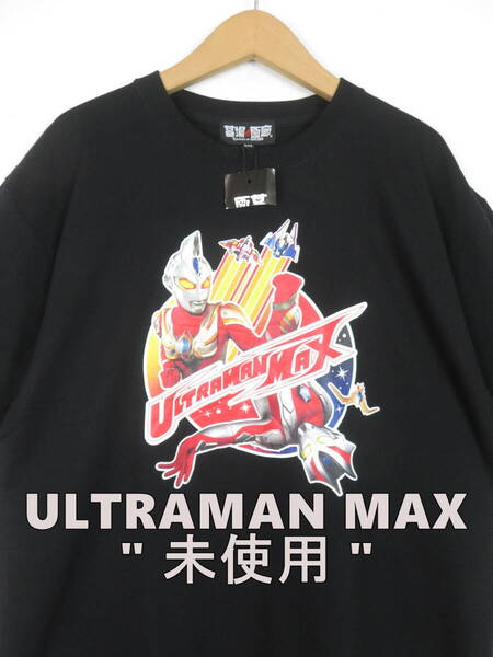 未使用 ウルトラマンマックス 墓場の画廊 Tシャツ XXL ★ ウルトラマンゼノン 円谷プロダクション 特撮 半袖 ブラック 黒 3L