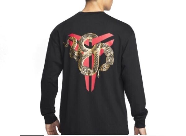 送料無料★完売★Sサイズ★NIKE ナイキ★Kobe Year of Mamba マックス90 ロングスリーブTシャツ ブラック 黒★S