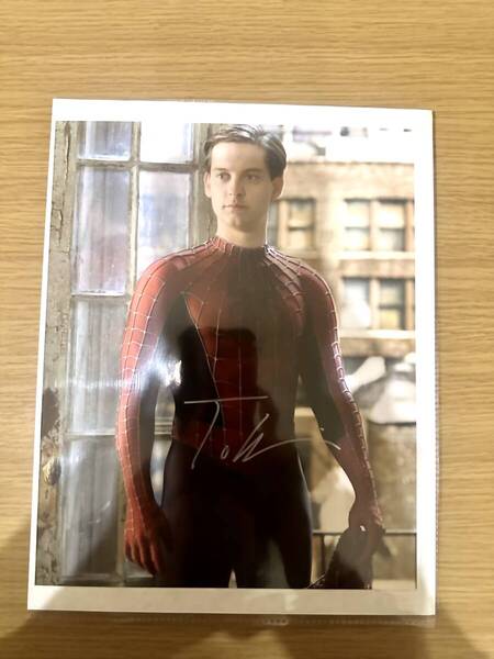 映画『スパイダーマン3』 トビー・マグワイア オートグラフ(サイン入り写真) 証明書付き