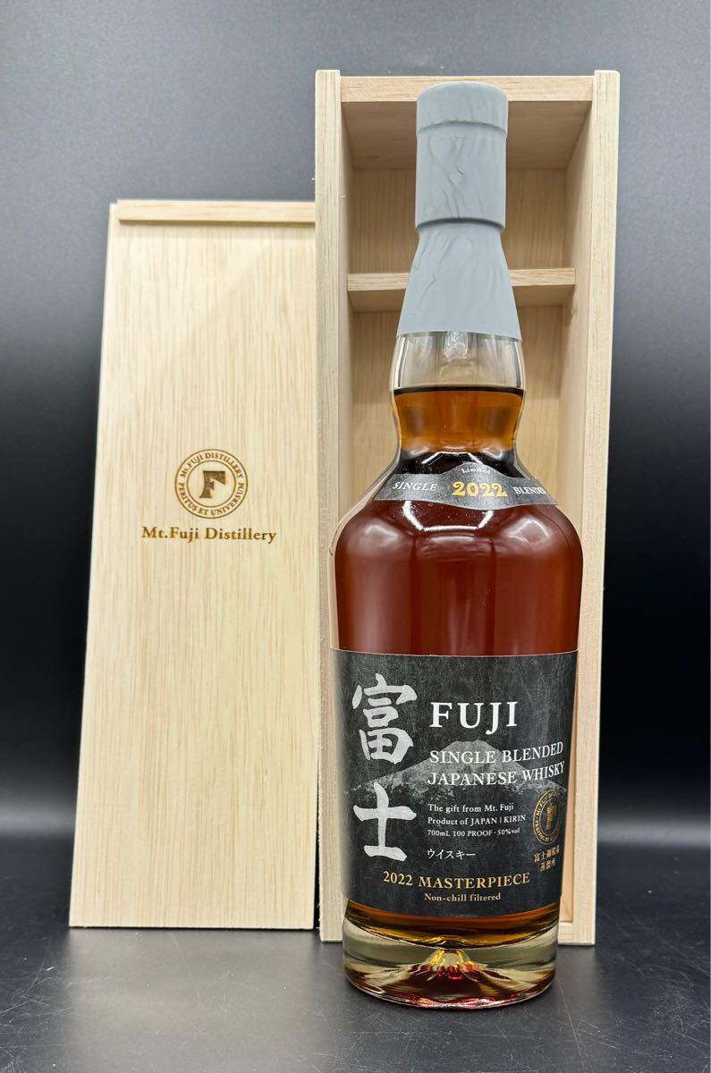 【新品未開封】富士　マスターピース　2022 シングルブレンデッド富士 2022マスターピース – Bar Cellar Infini