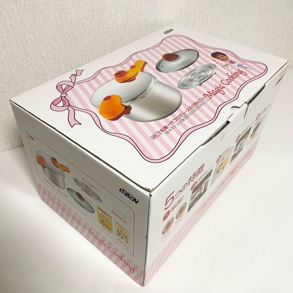 松居一代プロデュース 圧力鍋 4.5L 新品 未使用 Magic Cooking ガラスふた 落としぶた兼用スノコ 付き