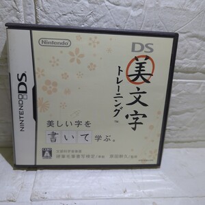 空箱です。ソフトなし。取扱説明書付、 ニンテンドーDS 美文字トレーニング