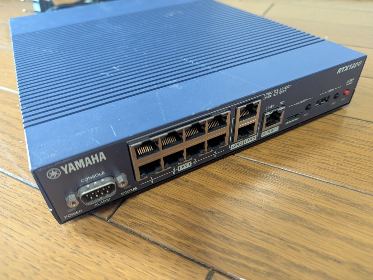 ⑧ 中古美品 YAMAHA RTX830 初期化完了 最新Rev 15 02 30 ギガ ⑧ 中古美品 YAMAHA RTX830 初期化完了 最新Rev 15 02 30 ギガ