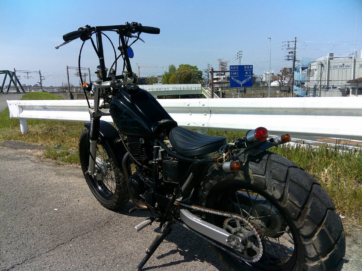 YAMAHA TW200 TW225用未塗装極太リジットサス オーダー製作します YAMAHA TW200 TW225用 リジットサス YAMAHA TW200 TW225用未塗装