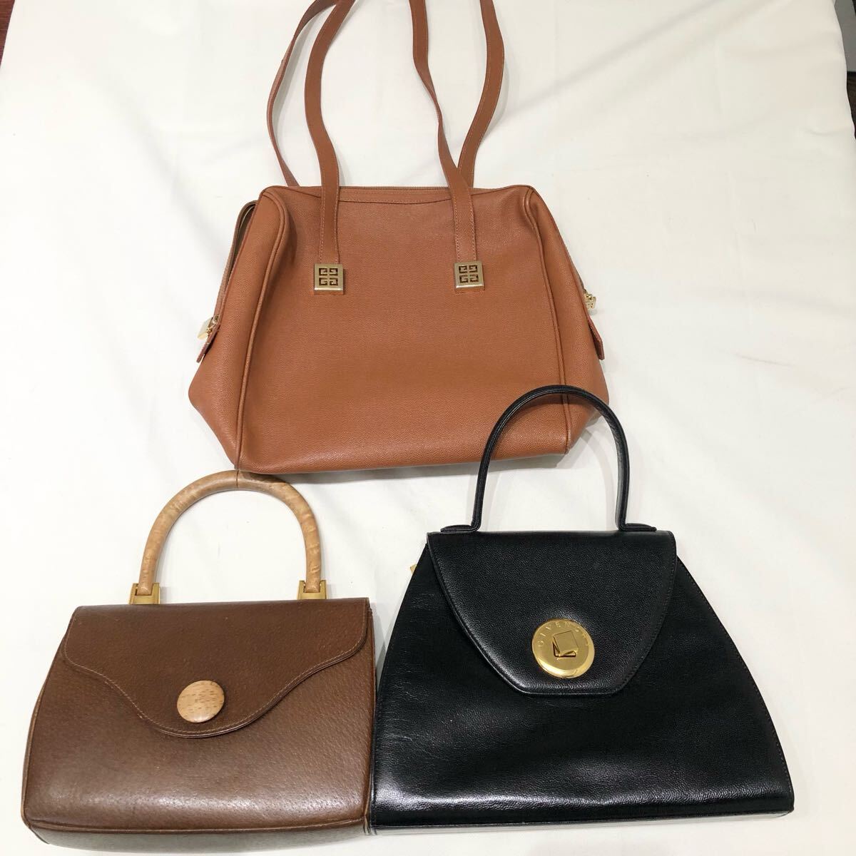 GIVENCHY モノグラム ショルダーバッグ ジャガード レザー
