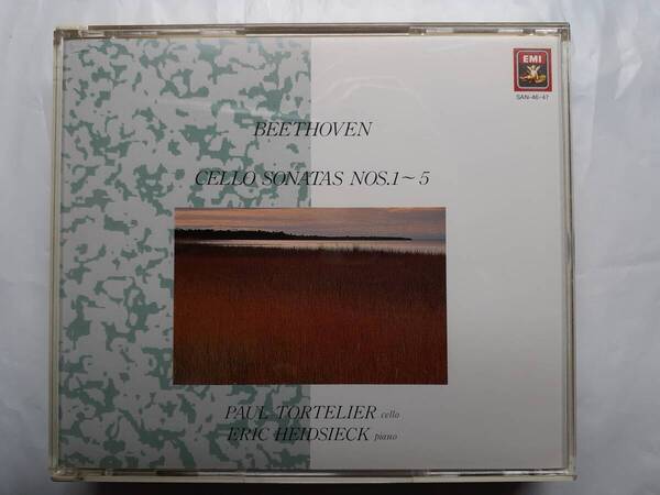 【名演CD】ベートーヴェン:チェロソナタ / ポール・トルトゥリエ(チェロ) EMI