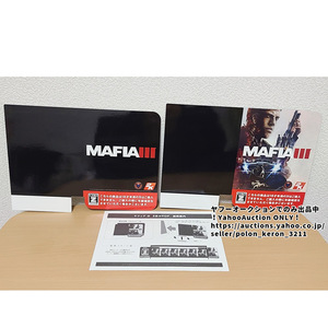 ■マフィアIII 店頭用 棚用POP 2枚セット 未使用 販促品 ディスプレイ用 展示用 ゲームグッズ ポップ パネル 告知 Mafia Ⅲ PS4 ソフトなし