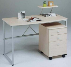 / new goods / free shipping / simple desk set iron + square modern / office staying home .. also optimum / desk + chest Wagon 2 point set / is possible to choose 2 color 