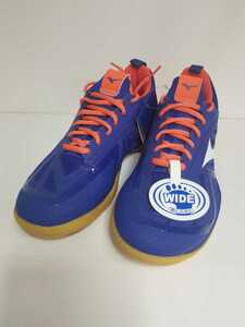  Mizuno badminton shoes 27.5cmue-b fan g Zero blue limitation color 