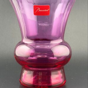 【新品】Bacarrat シャルダンピオニー レッド フラワーベース
