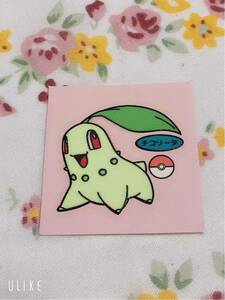 ポケモン デコキャラシール カラー台紙 チコリータ