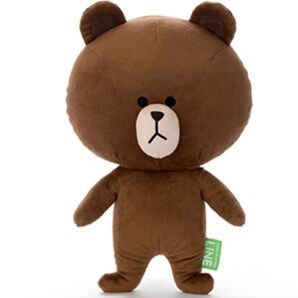 LINE CHARACTER ブラウン(M)タグ付き ぬいぐるみ