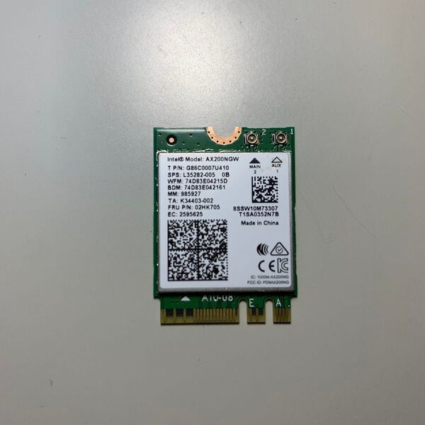 Intel Wi-Fi6 AX200NGW