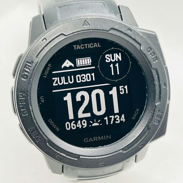【美品】Garmin ガミン Instinct Tactical Black (6563)