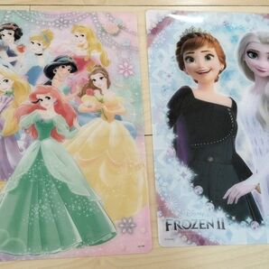 ディズニープリンセス アナ雪 エルサ フローズン2 下敷き A4サイズ セット