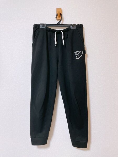 【美品】HANG TEN スウェットパンツ L ブラック 裏起毛