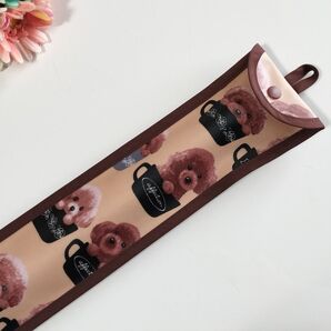 ループ付きリコーダーケース ティーカッププードル トイプードル