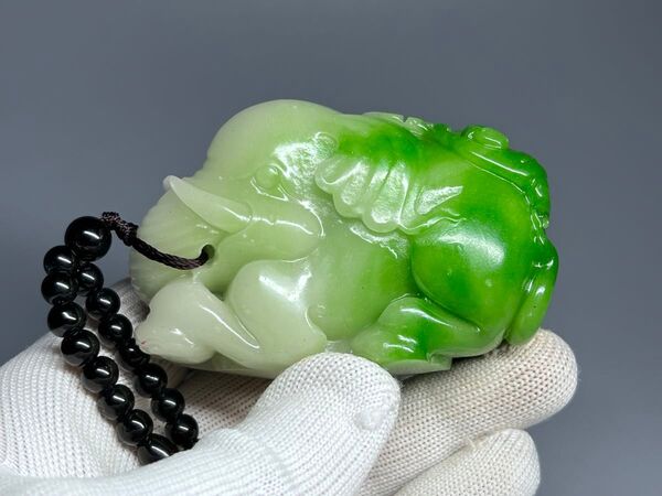 美術品 石 浮き彫り 象と猿 工芸品 掛け物 縁起物 開運 招財 風水