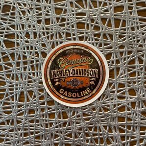 HARLEY-DAVIDSON ガソリンステッカー オレンジ